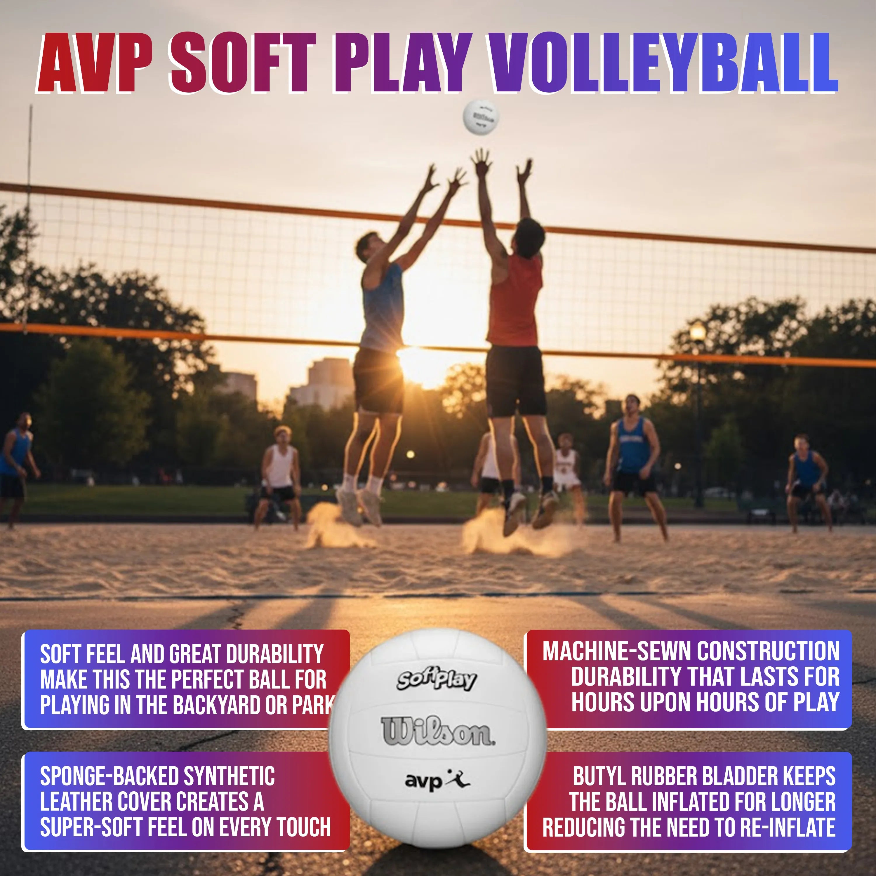 AVP Soft Play Volleyball – Official Size